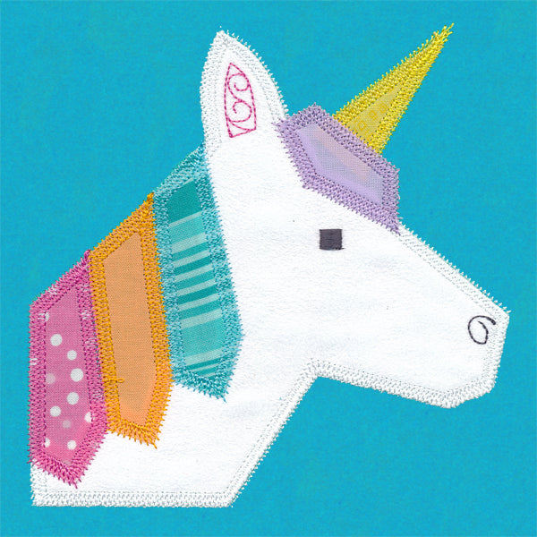 Unicorn Quilt Block (In-the-Hoop)