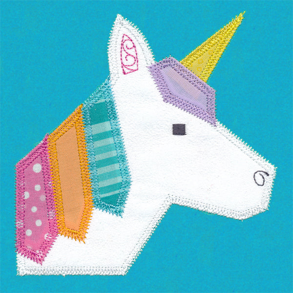 Unicorn Quilt Block (In-the-Hoop)