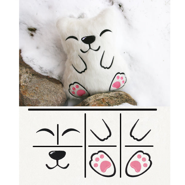 Polar Bear Plush Kit