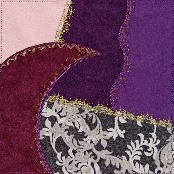 Crazy Quilt Block - Crescent (In-the-Hoop)