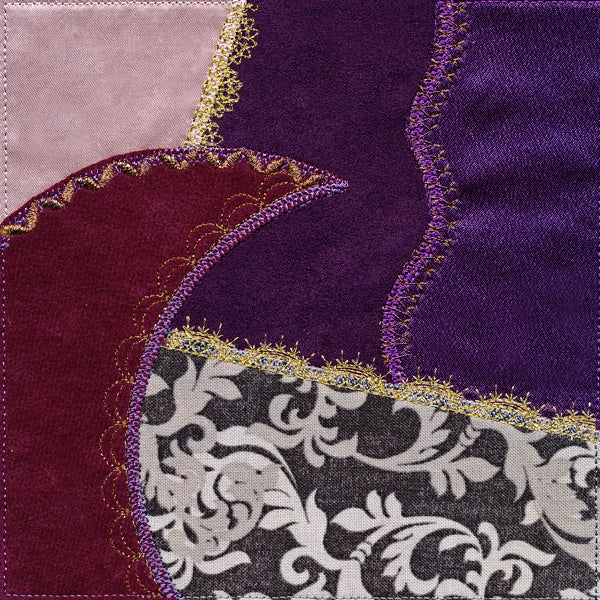 Crazy Quilt Block - Crescent (In-the-Hoop)