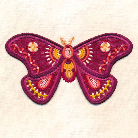 Dimensional Moth (3D Applique)