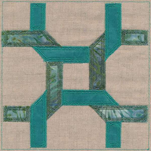 Celtic Twist Quilt Block (In-the-Hoop)