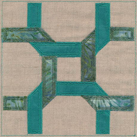 Celtic Twist Quilt Block (In-the-Hoop)