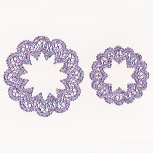 Soft Scalloped Brooch (Lace)