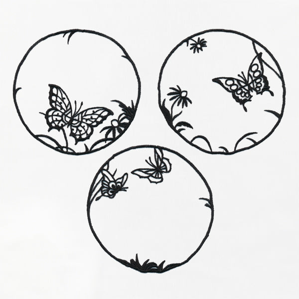 Butterfly Garden Shadowbox (Organza)