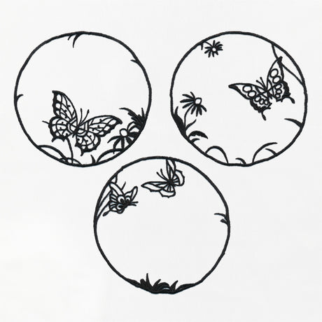 Butterfly Garden Shadowbox (Organza)