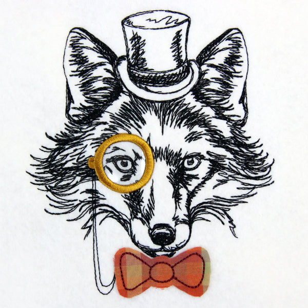 Dapper Fox (Vinyl Applique)