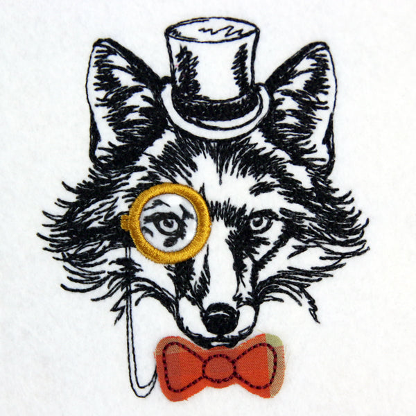Dapper Fox (Vinyl Applique)