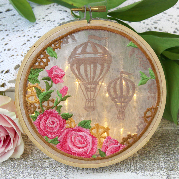 Up, Up, and Away Shadowbox (Organza)