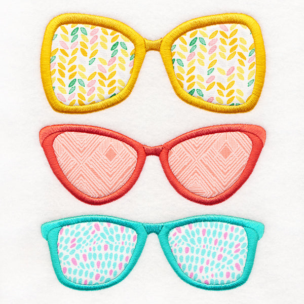 On the Sunny Side Trio (Applique)