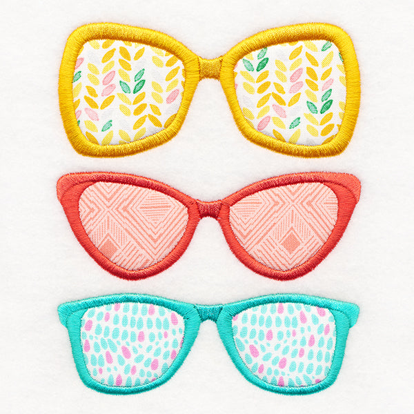 On the Sunny Side Trio (Applique)