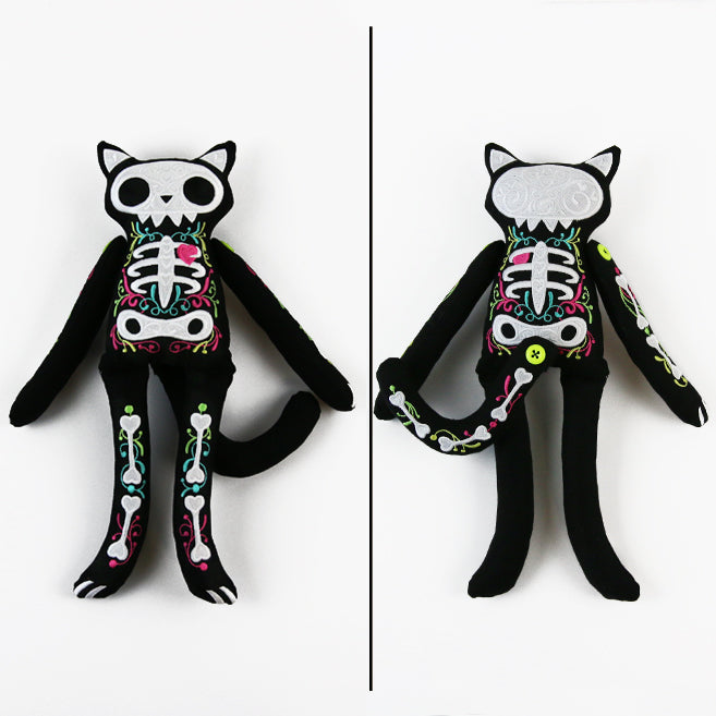 Skelekitty Doll (In-the-Hoop)