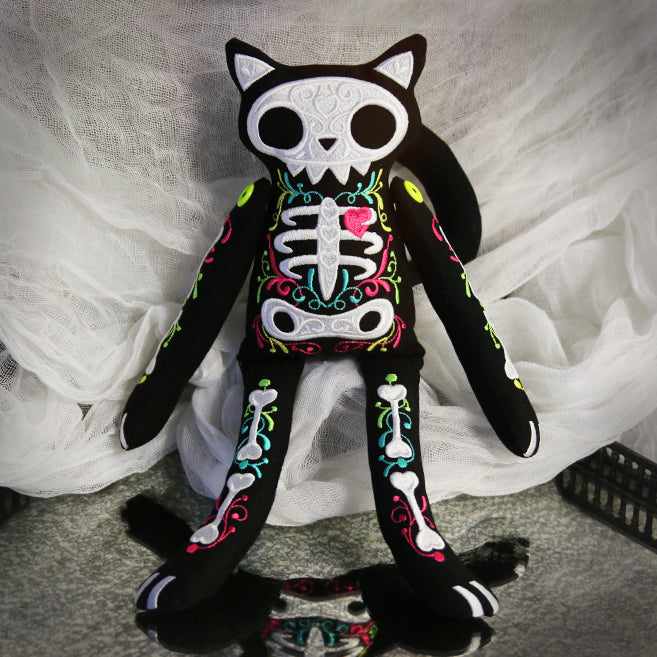 Skelekitty Doll (In-the-Hoop)