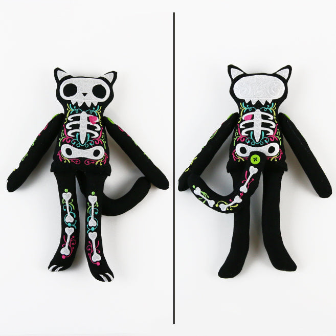Skelekitty Doll (In-the-Hoop)
