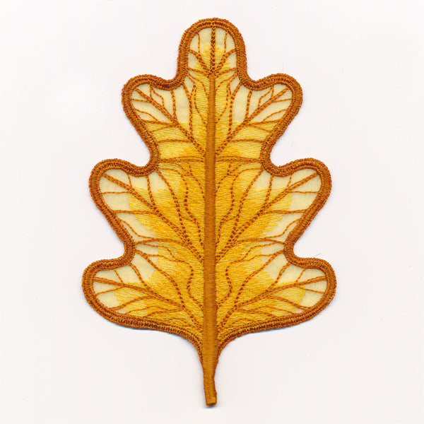 Extravagant Oak Leaf (Freestanding Organza)