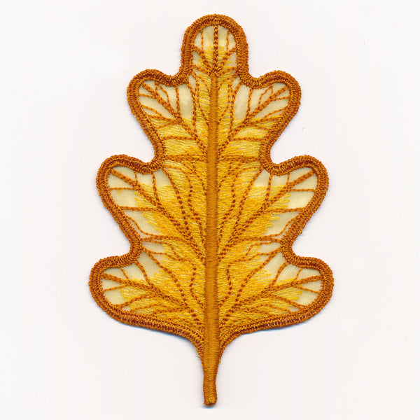Extravagant Oak Leaf (Freestanding Organza)