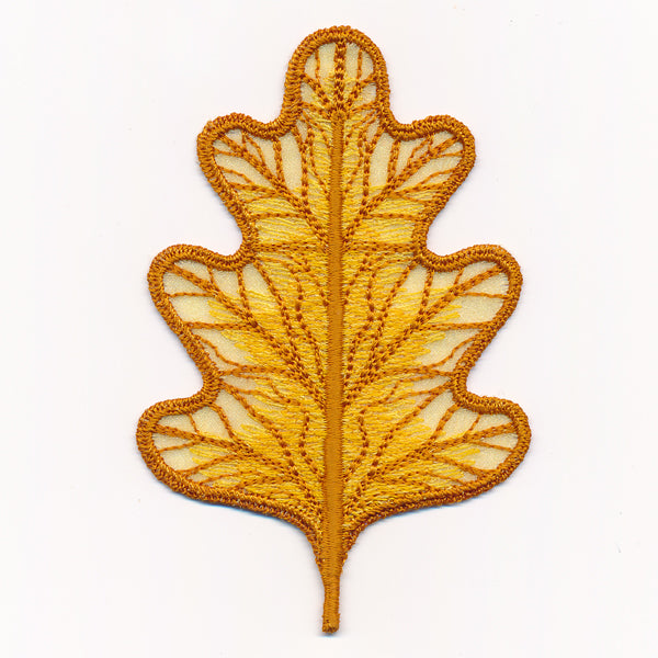 Extravagant Oak Leaf (Freestanding Organza)