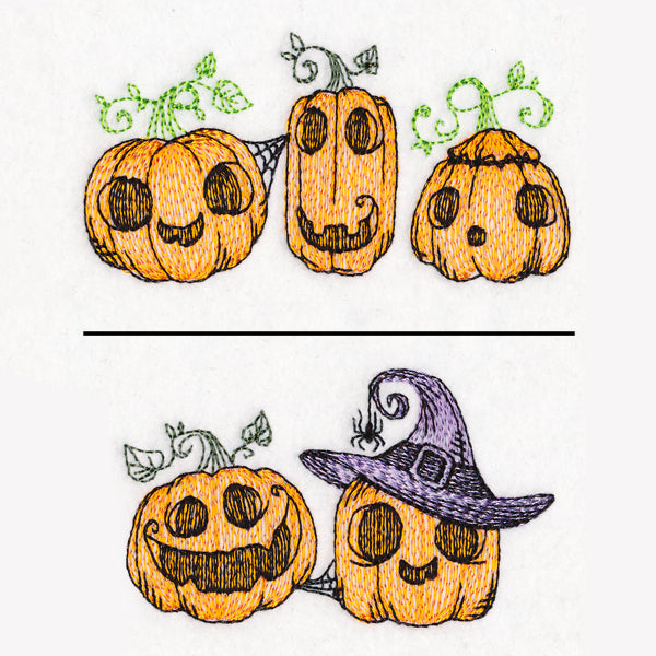 Jolly Jack O' Lantern Border