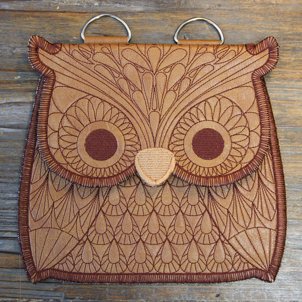 In a Stitch Owl Purse (In-the-Hoop)