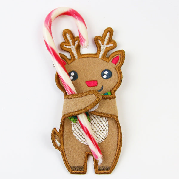 Reindeer Candy Hugger (In-the-Hoop)