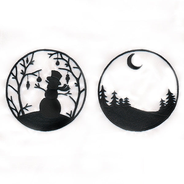 Winter's Night Shadowbox (Organza)