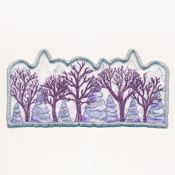 Frosted Winter Votive Wrap (Organza)