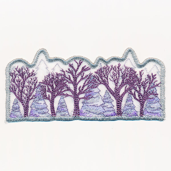 Frosted Winter Votive Wrap (Organza)