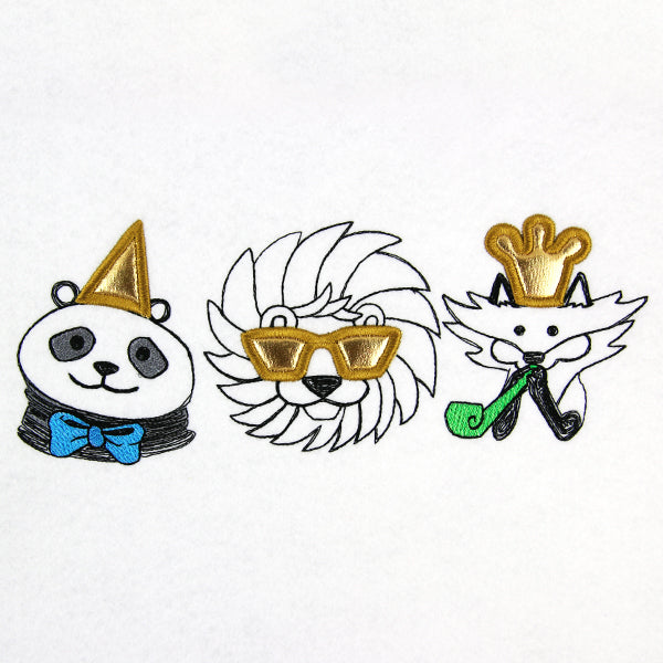 Party Animal Trio (Applique)