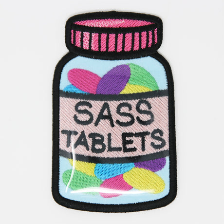 Sass Tablets (Patch) (Vinyl Applique)