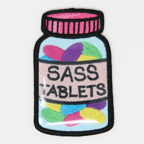 Sass Tablets (Patch) (Vinyl Applique)