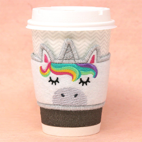 Unicorn Cup Cozy (In-the-Hoop)