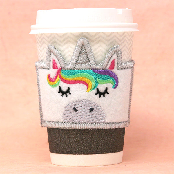 Unicorn Cup Cozy (In-the-Hoop)