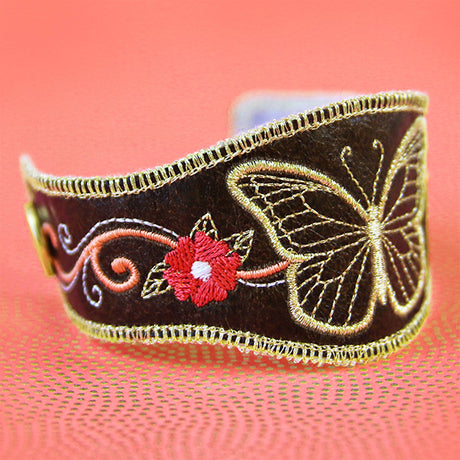 Butterfly Dreams Cuff (In-the-Hoop)