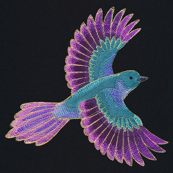 Brilliant Textures Bird (Applique)
