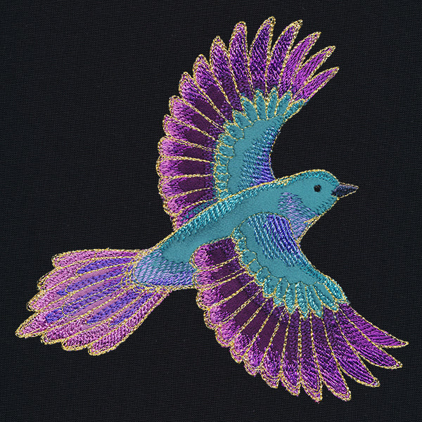 Brilliant Textures Bird (Applique)