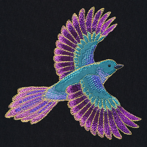 Brilliant Textures Bird (Applique)