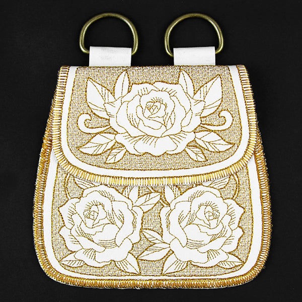 In a Stitch Rose Purse (In-the-Hoop)