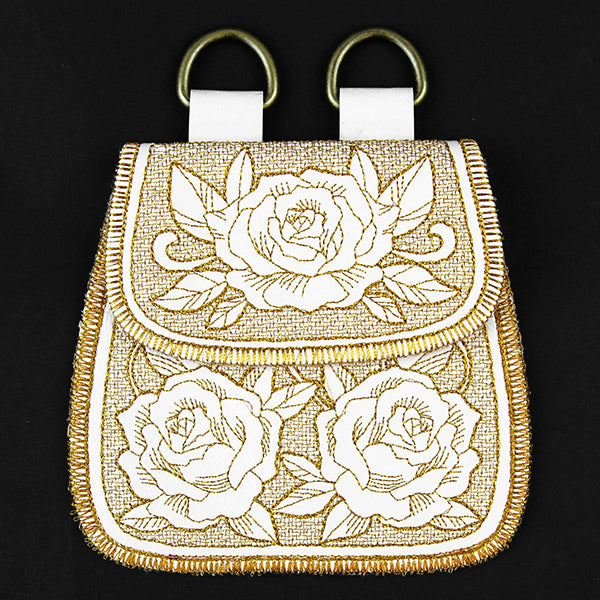 In a Stitch Rose Purse (In-the-Hoop)