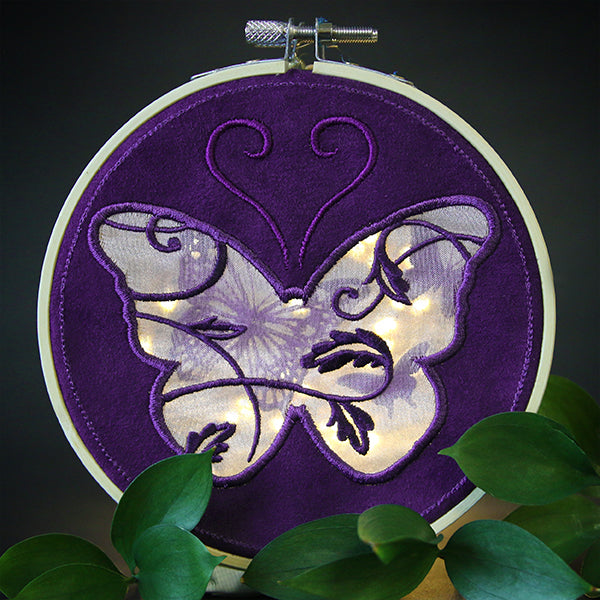 Butterfly Silhouette Shadowbox (Organza)