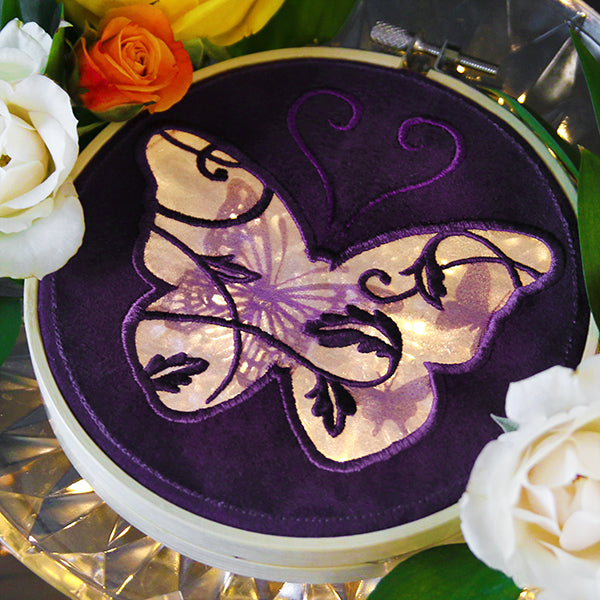 Butterfly Silhouette Shadowbox (Organza)