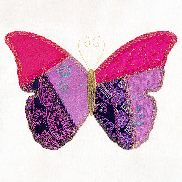 Bohemian Patchwork Butterfly (Applique)