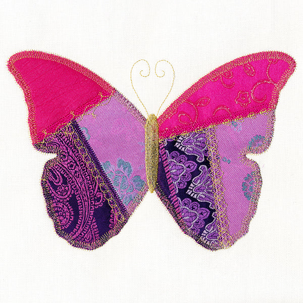 Bohemian Patchwork Butterfly (Applique)