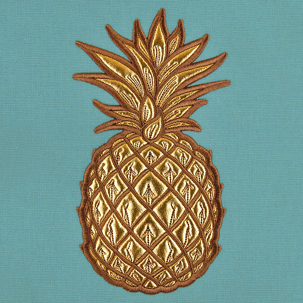 Chic Summer Pineapple (Applique)