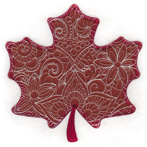 Blooming Maple Leaf (Applique)