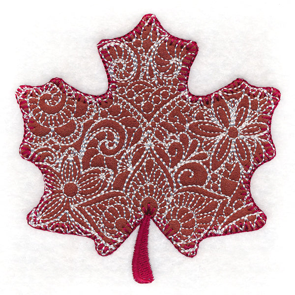 Blooming Maple Leaf (Applique)