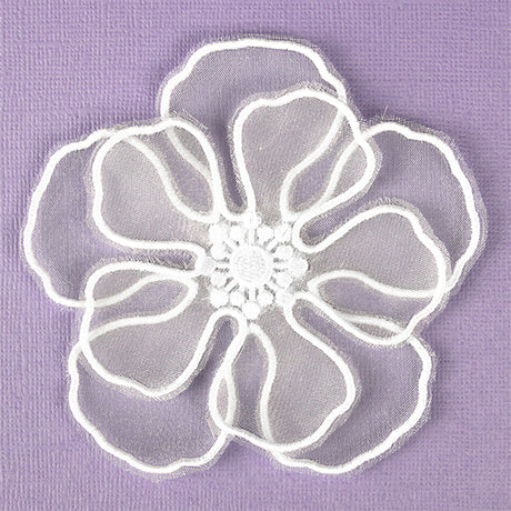 Pretty Petals Flower (Freestanding Organza)