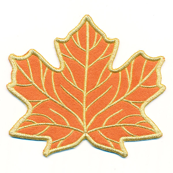 Maple Leaf Coaster (In-the-Hoop)