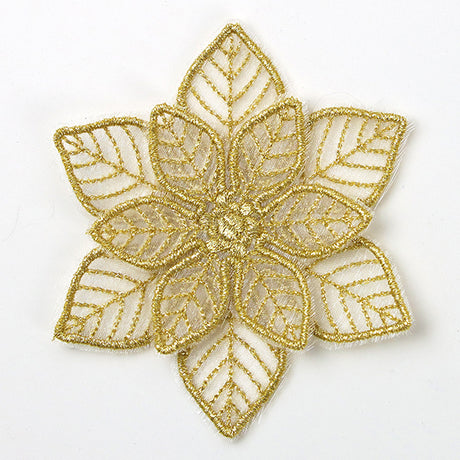Shimmering Poinsettia (Freestanding Organza)