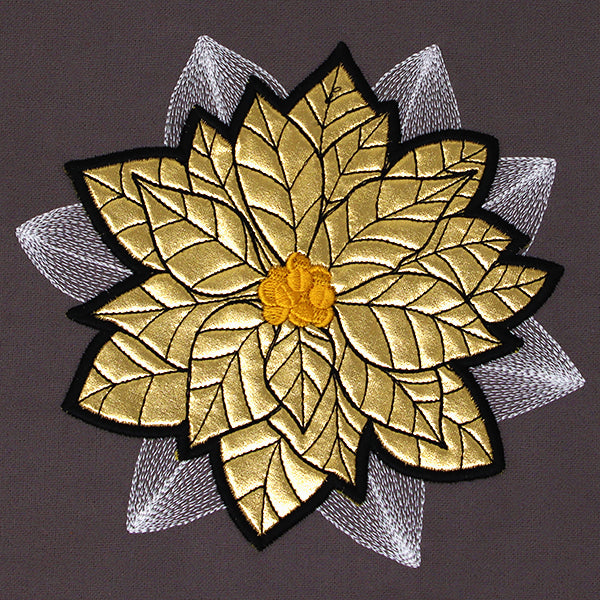 Gilded Poinsettia (Applique)